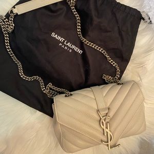 YSL Mini Logo Crossbody flap
